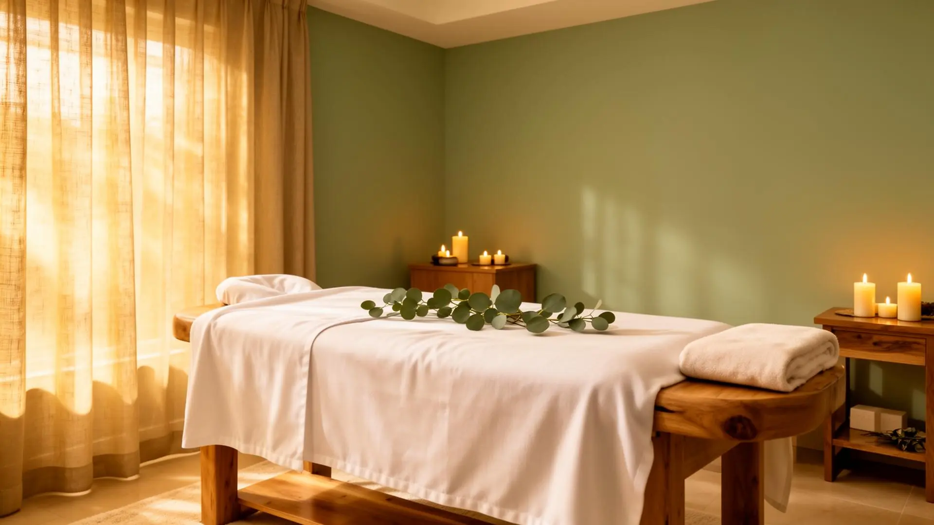 Professional home massage service at a private villa in Bali